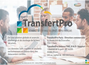 Transfert Pro : protéger ses données en France